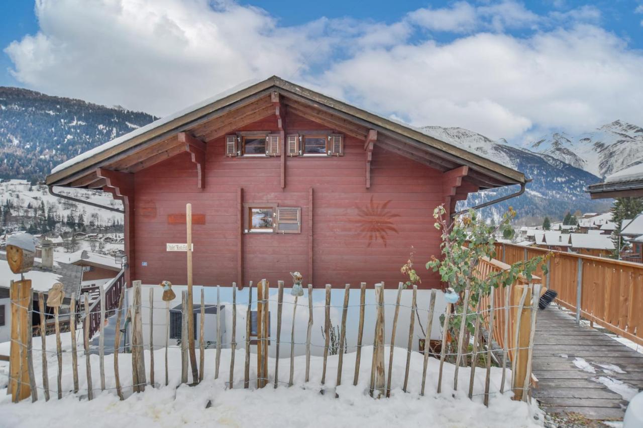 Reste Fidele Duplex Fiesch Bagian luar foto
