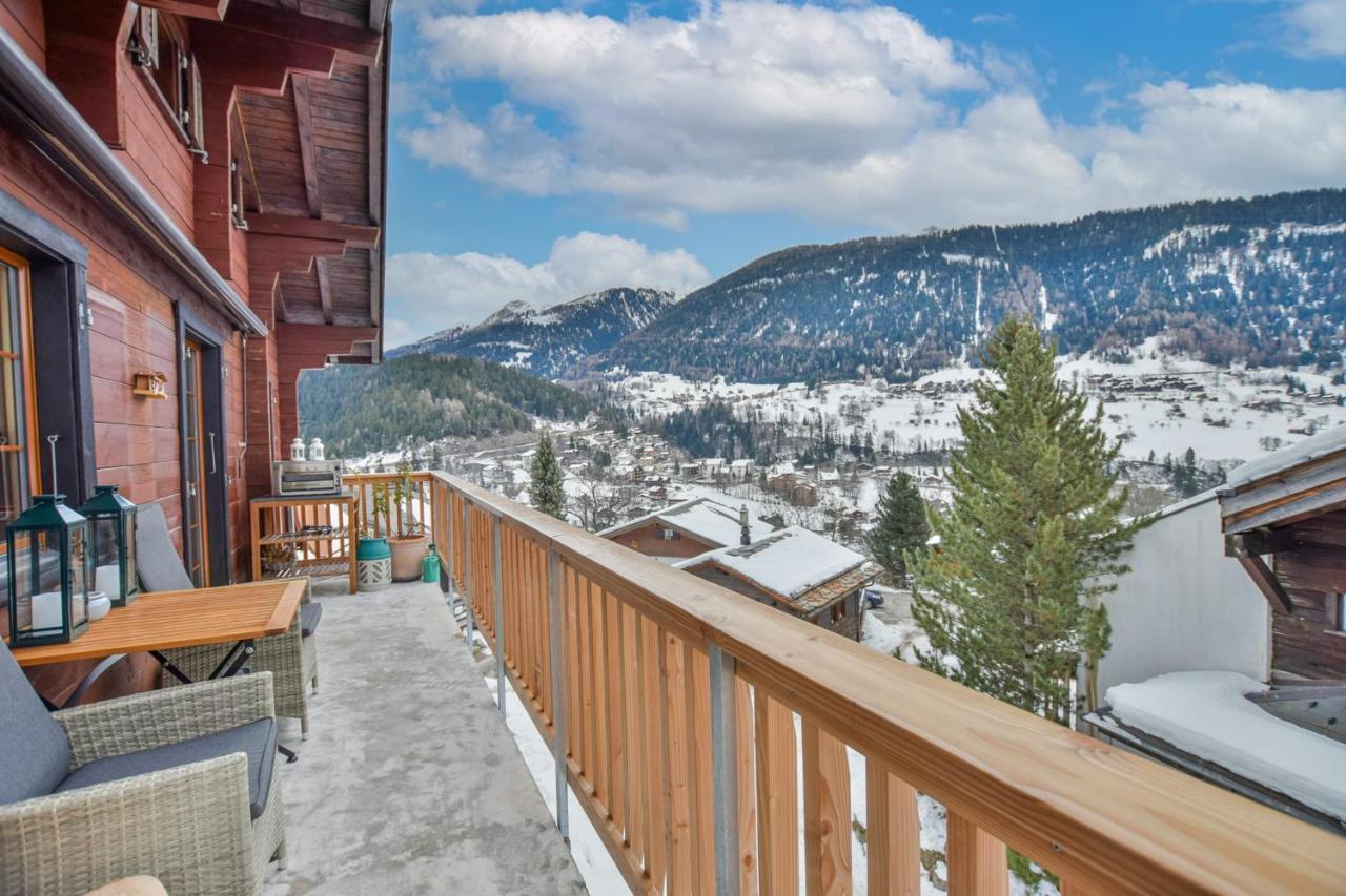 Reste Fidele Duplex Fiesch Bagian luar foto